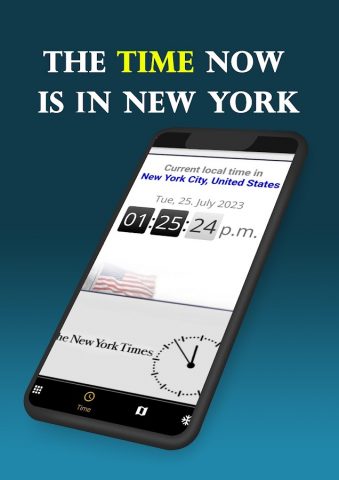 Time in New York для Android — скриншот 4