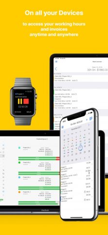 TimeTrack for Freelancers для iOS — скриншот 2