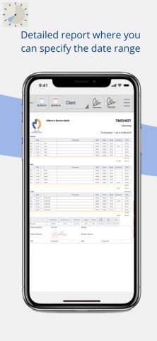 Timesheet PDF для iOS — скриншот 4