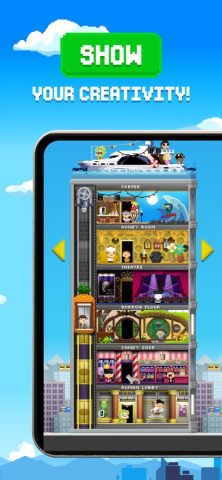 Tiny Tower: Tap Idle Evolution для iOS — скриншот 3