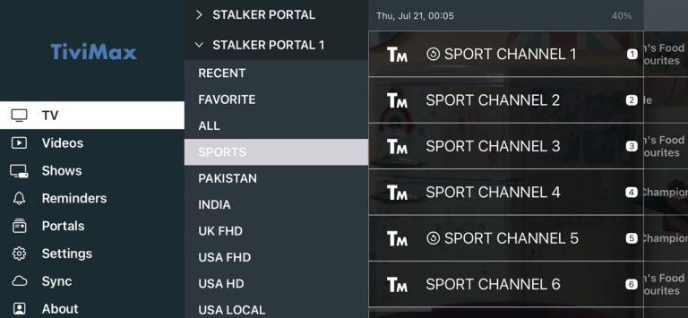 Tivimax IPTV Player (Premium) для iOS — скриншот 4