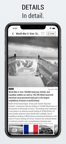 Today In History Lite Edition для iOS — скриншот 3