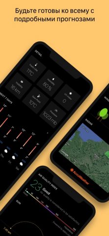 Today Weather: Радар, Оповещ для iOS — скриншот 2