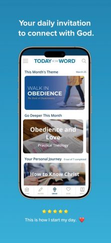 Today in the Word Devotional для iOS — скриншот 1