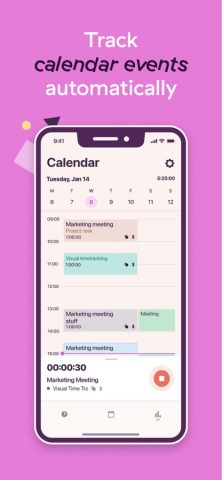 Toggl Track: Hours & Time Log для iOS — скриншот 5