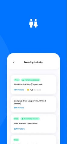 Toilet Finder для iOS — скриншот 3