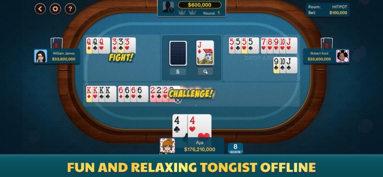 Tongits Offline для iOS — скриншот 1