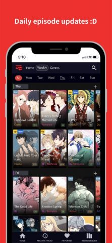 Toomics — Unlimited Comics для iOS — скриншот 3