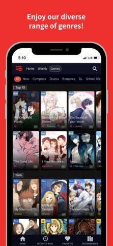 Toomics — Unlimited Comics для iOS — скриншот 4