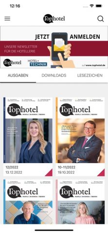 Tophotel для iOS — скриншот 1