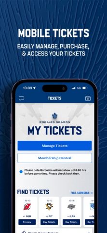 Toronto Maple Leafs для iOS — скриншот 4