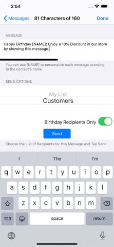 Torpedo — Bulk SMS Tool для iOS — скриншот 1
