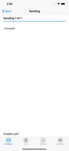Torpedo — Bulk SMS Tool для iOS — скриншот 3