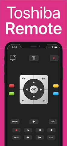 Toshy : remote for smart tv для iOS — скриншот 1