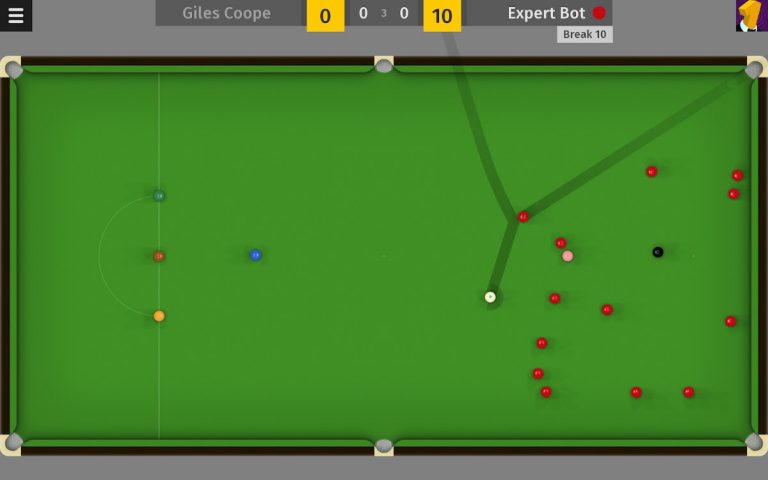 Total Snooker для Android — скриншот 5