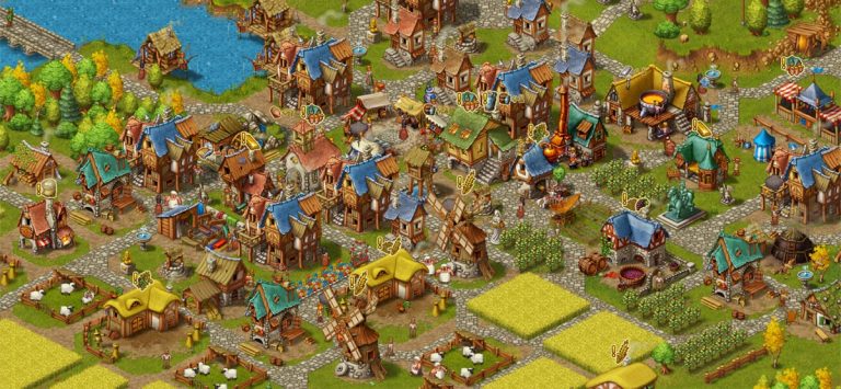 Townsmen для iOS — скриншот 1