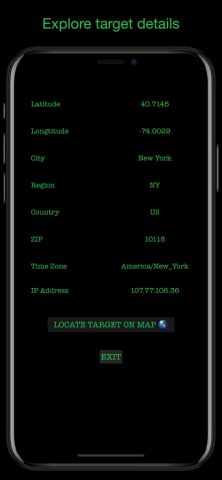 Track That IP-Server Locator для iOS — скриншот 2