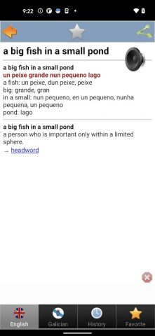 Traductor для Android — скриншот 4