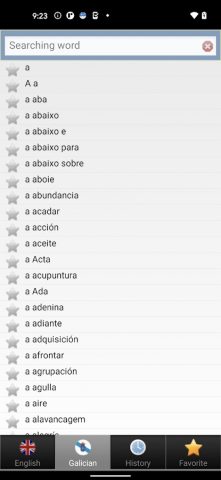 Traductor для Android — скриншот 5
