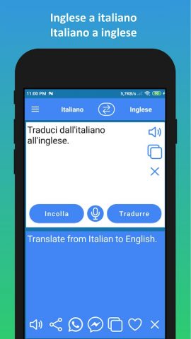 Traduttore inglese italiano для Android — скриншот 3