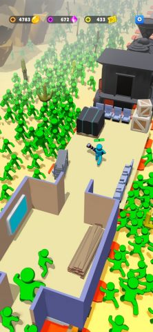 Train Defense: Зомби Игра — скриншот 3