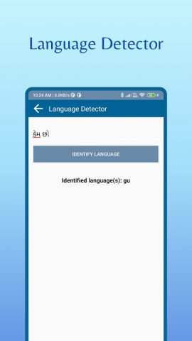 Translator Detector app для Android — скриншот 2
