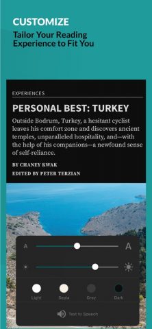 Travel + Leisure для iOS — скриншот 5