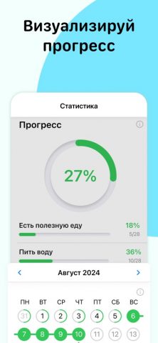 Трекер привычек. Мотиваторы для iOS — скриншот 3