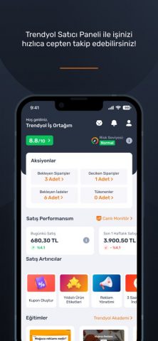 Trendyol Satıcı Paneli для iOS — скриншот 3