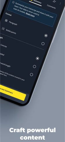 Trint для iOS — скриншот 3