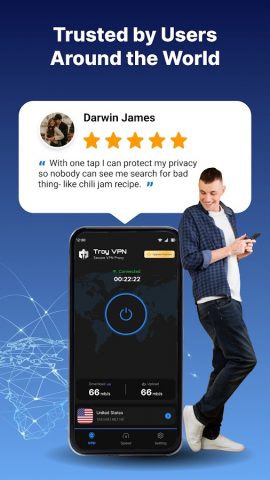 Troy VPN: Secure VPN & Fast для Android — скриншот 5