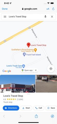 Truck & RV Fuel Stations для iOS — скриншот 4