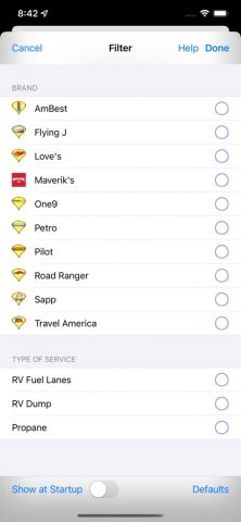 Truck & RV Fuel Stations для iOS — скриншот 5
