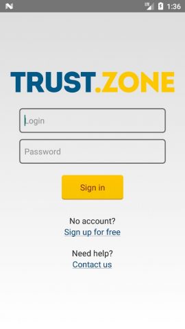 Trust.Zone VPN — анонимный VPN для Android — скриншот 1