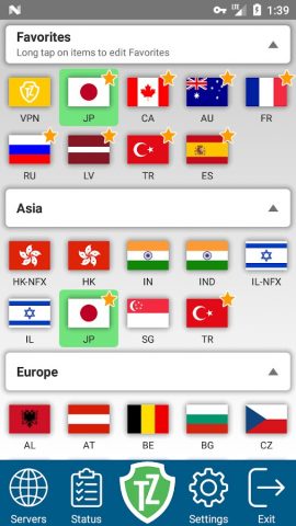 Trust.Zone VPN — анонимный VPN для Android — скриншот 5