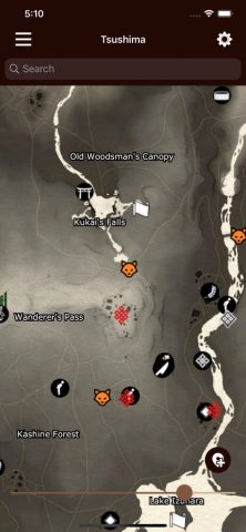 Tsushima Companion для iOS — скриншот 1