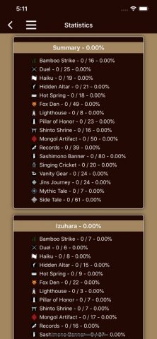 Tsushima Companion для iOS — скриншот 5