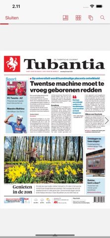 Tubantia — Digitale krant для iOS — скриншот 4
