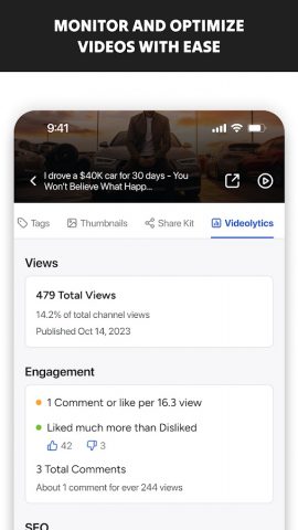 TubeBuddy для Android — скриншот 4