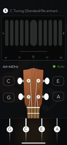 Tunefor Ukulele tuner & chords для iOS — скриншот 1