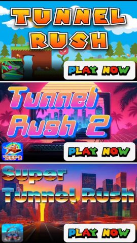 Tunnel Rush 2 для Android — скриншот 1