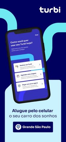 Turbi — Aluguel de Carros для Android — скриншот 1