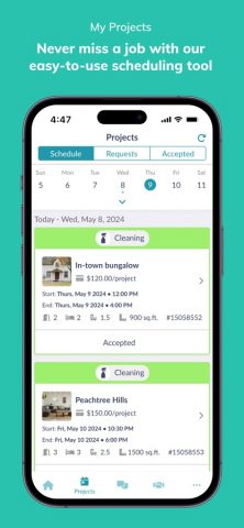 Turno Cleaners для iOS — скриншот 3