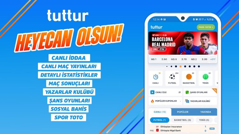 Tuttur — iddaa & Canlı Bahis для Android — скриншот 1