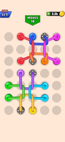 Twisted Rope 3d: Tangled Line для iOS — скриншот 4