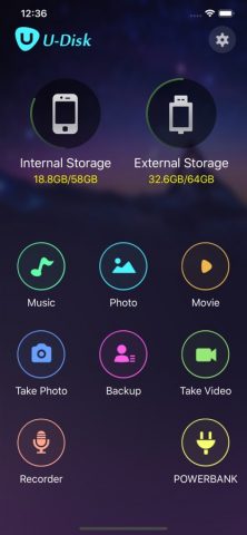 U-Disk для iOS — скриншот 1
