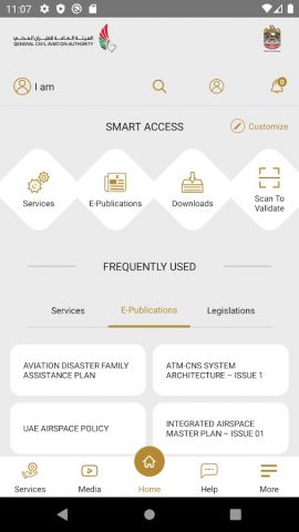 UAE GCAA для Android — скриншот 2