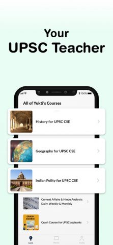 UPSC (IAS) Exam Preparation для iOS — скриншот 1