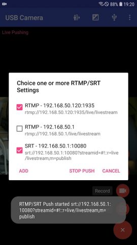 USB Camera Pro для Android — скриншот 5