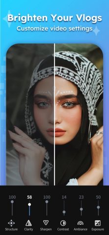 Улучшение видео — HiQuality AI для iOS — скриншот 5